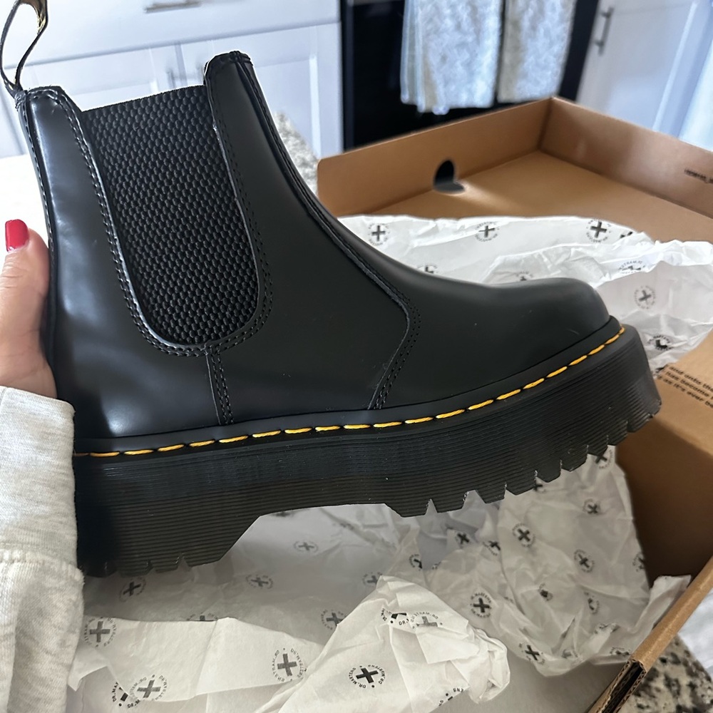 Dr. Martens Black 2976 Quad Chelsea Boots